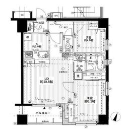 グリーンパーク日本橋三越前アペゼ 2階 間取り図