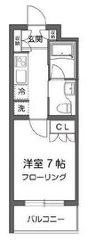 ガーデン用賀 1階 間取り図