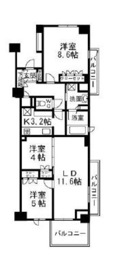 H-スクエア吉祥寺南町 205 間取り図