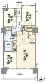 シティタワー赤羽テラス 15階 間取り図