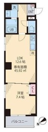 コアンドモンド馬車道 602 間取り図