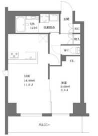 イマーレ富久町 404 間取り図