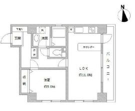 ラクラス田原町 304 間取り図