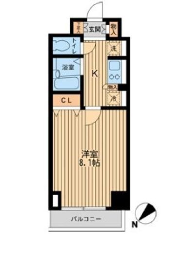 Cassia Kawasaki Residence (カッシア川崎レジデンス) 512 間取り図