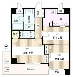 グランス木場公園 2階 間取り図