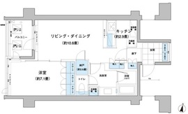 ガーデニエール砧レジデンス 417 間取り図