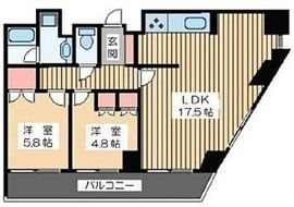 ラフィネ大崎 5階 間取り図