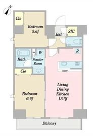 DeLCCS板橋South (デルックス板橋サウス) 601 間取り図