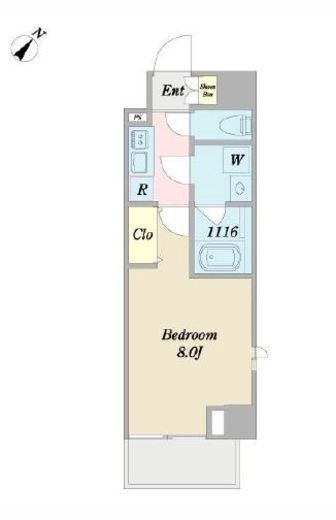 DeLCCS板橋South (デルックス板橋サウス) 904 間取り図