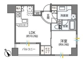プライマリー相模大野ステーションフロント 12階 間取り図