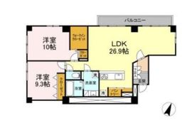 六本木コート 3A 間取り図
