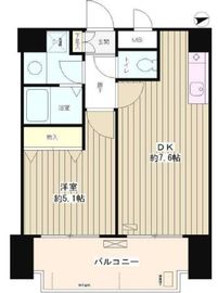 パークヒルズ落合 1002 間取り図
