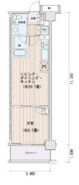 エスティメゾン豊洲レジデンス E525 間取り図