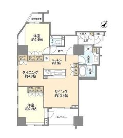 パークハウス本駒込 1階 間取り図