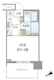 ブリリアタワー浜離宮 15階 間取り図