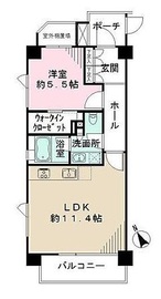 パークハウス代々木公園アーバンス 4階 間取り図