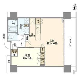 THE YOKOHAMA FRONT TOWER (ザ・ヨコハマフロントタワー) 24階 間取り図