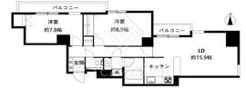 六本木ヒルズレジデンス D棟 4階 間取り図
