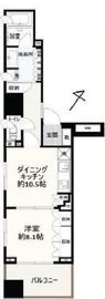 レグラス川崎 9階 間取り図