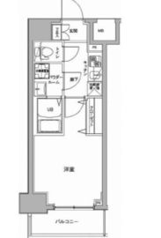 ジェノヴィア川崎駅グリーンヴェール 805 間取り図