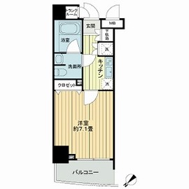 プランドール水天宮 503 間取り図