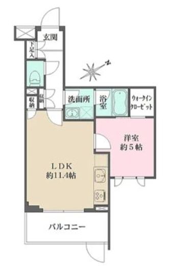 ACPレジデンス文京春日 314 間取り図