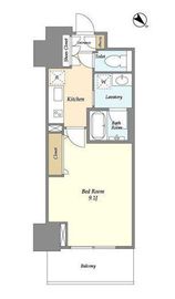 フロンティア新宿タワー 1806 間取り図