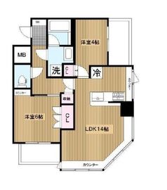 フロール横濱関内 607 間取り図