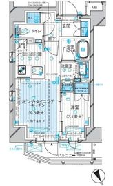 ルジェンテ早稲田 4階 間取り図