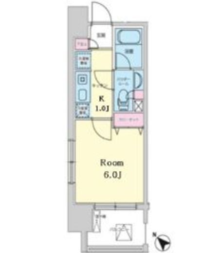 エコロジー白山レジデンス 401 間取り図