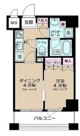 日神デュオステージ馬車道 1203 間取り図