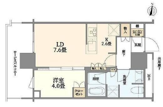 THE YOKOHAMA FRONT TOWER (ザ・ヨコハマフロントタワー) 19階 間取り図