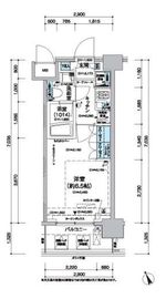 レジディア蒲田5 1107 間取り図
