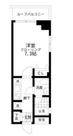 レジディア桜上水 204 間取り図