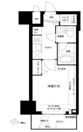 プレスタイル両国弐番館 5階 間取り図
