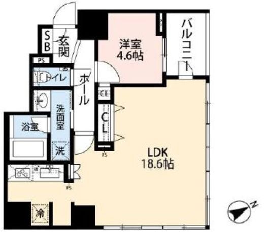 オープンレジデンシア南青山骨董通り 10階 間取り図