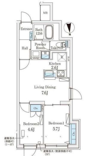 GRAN PASEO成城学園前 (グランパセオ成城学園前) 503 間取り図