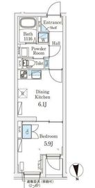 GRAN PASEO成城学園前 (グランパセオ成城学園前) 202 間取り図