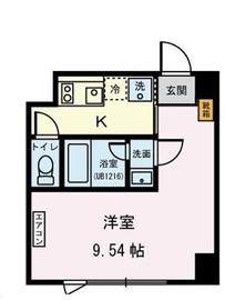 パルク北参道 304 間取り図