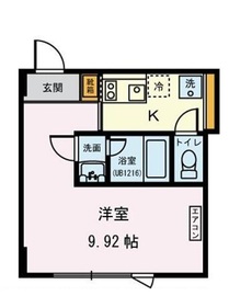 パルク北参道 303 間取り図