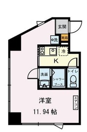 パルク北参道 305 間取り図