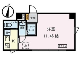 パルク北参道 502 間取り図