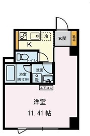 パルク北参道 204 間取り図