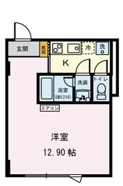 パルク北参道 203 間取り図