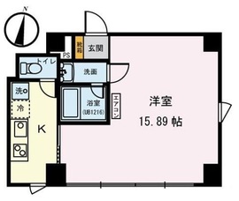 パルク北参道 202 間取り図
