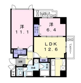 テラスイーストフォー 702 間取り図