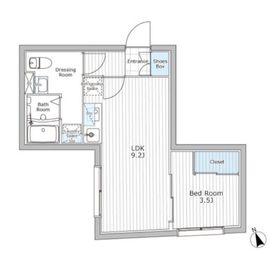 レジデンス市谷仲之町 403 間取り図