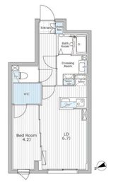 レジデンス市谷仲之町 203 間取り図