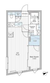 レジデンス市谷仲之町 205 間取り図