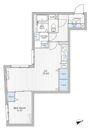 レジデンス市谷仲之町 404 間取り図